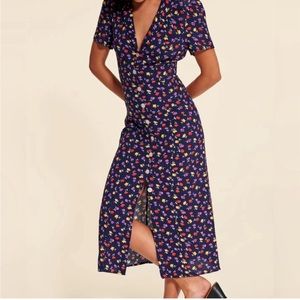 Rouje navy tulip dress - 38